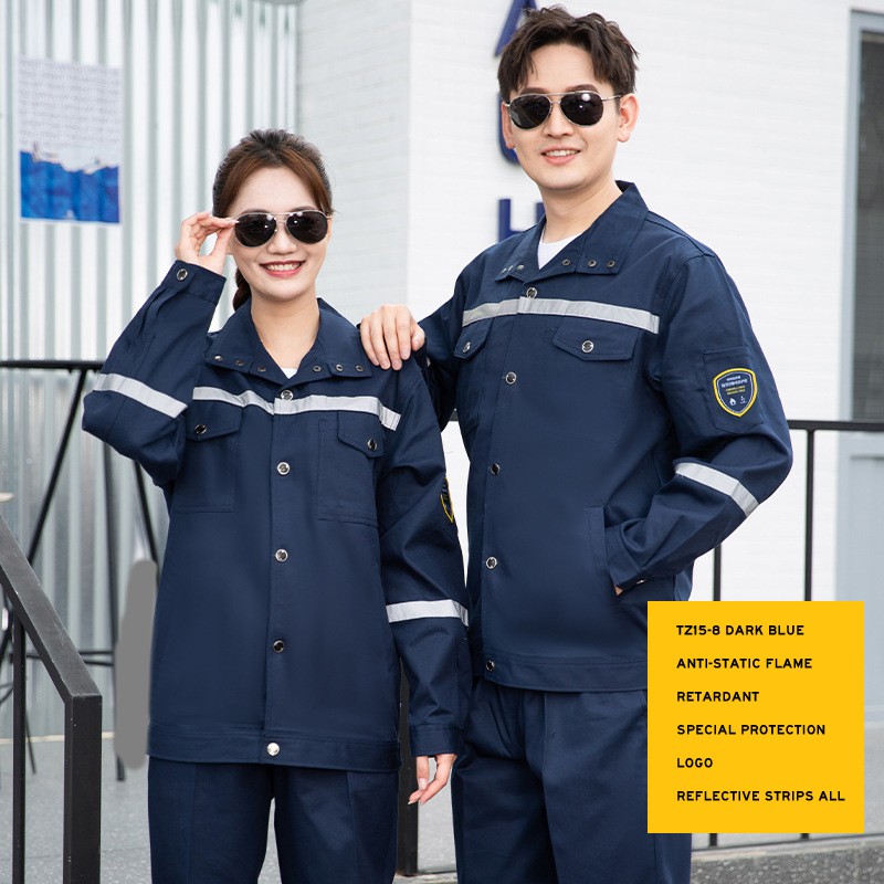 Flame-Resistant Anti-Static Twill Workwear | Industrial Safety Collection | Direct Manufacturer