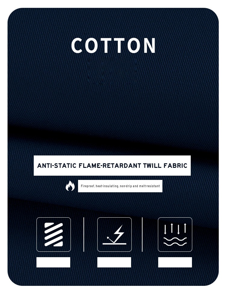 Flame-Resistant Anti-Static Twill Workwear | Industrial Safety Collection | Direct Manufacturer