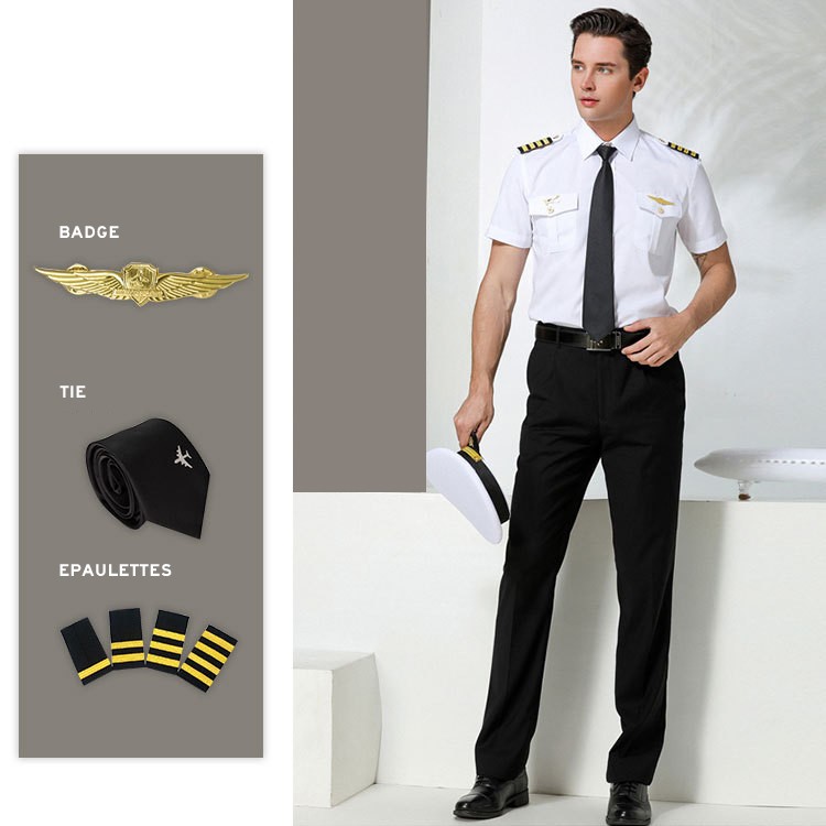 Professional Pilot Shirts | Custom Aviation Uniform | Direct from Producer