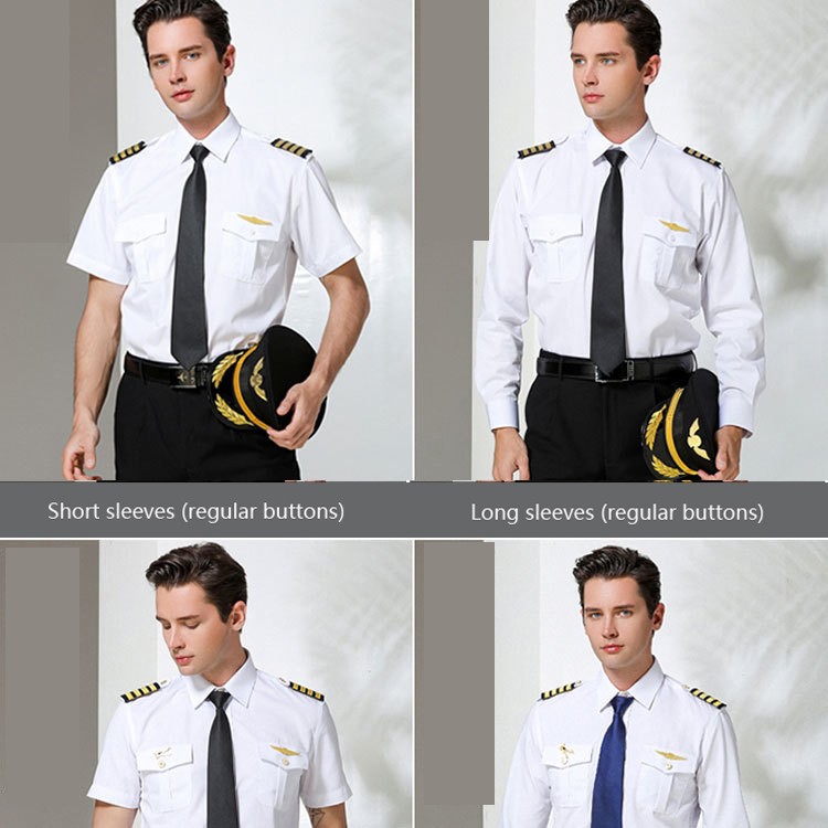 Professional Pilot Shirts | Custom Aviation Uniform | Direct from Producer