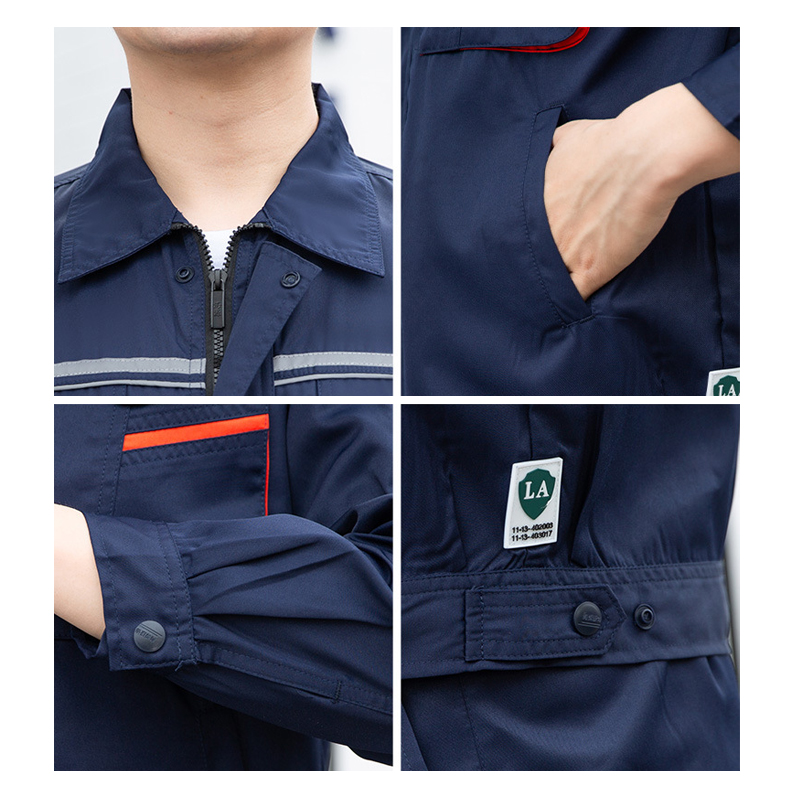 Acid-Alkali & Anti-Static Zipped Workwear | Summer Long Sleeve Collection | Certified Manufacturer