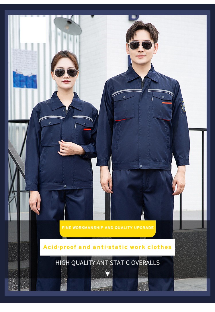 Acid-Alkali & Anti-Static Zipped Workwear | Summer Long Sleeve Collection | Certified Manufacturer