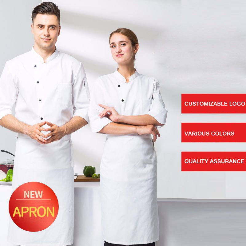 Modern Tie-Back Chef Aprons | Custom Logo Options | Direct Manufacturer