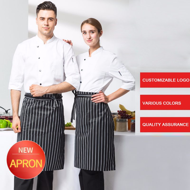 Modern Tie-Back Chef Aprons | Custom Logo Options | Direct Manufacturer
