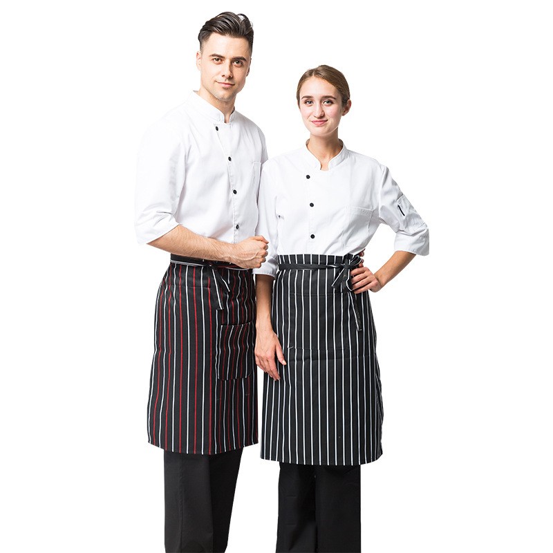Modern Tie-Back Chef Aprons | Custom Logo Options | Direct Manufacturer