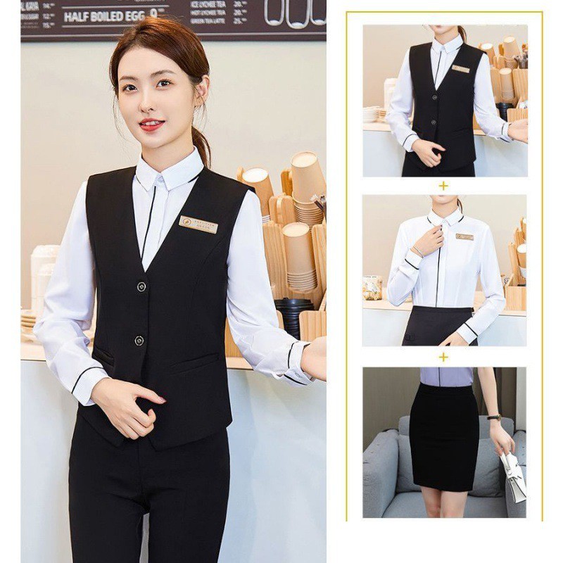 Hotel Barista Uniform Collection | Dual-Style Options | Custom Hospitality Wear