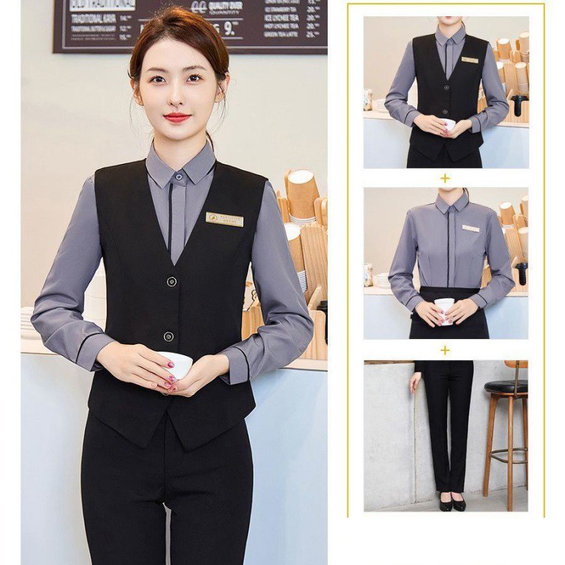 Hotel Barista Uniform Collection | Dual-Style Options | Custom Hospitality Wear