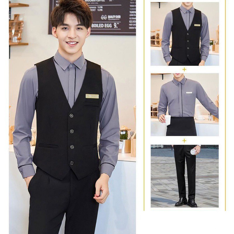 Hotel Barista Uniform Collection | Dual-Style Options | Custom Hospitality Wear