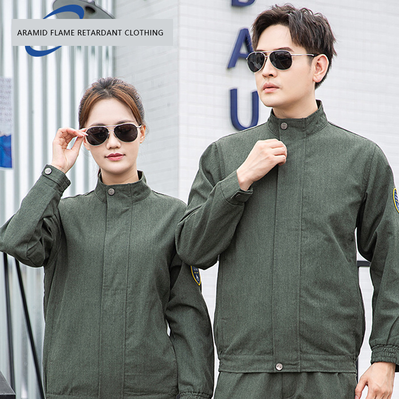 Aramid Stand-Collar Flame-Resistant Workwear | Premium Protective Series | Certified Manufacturer