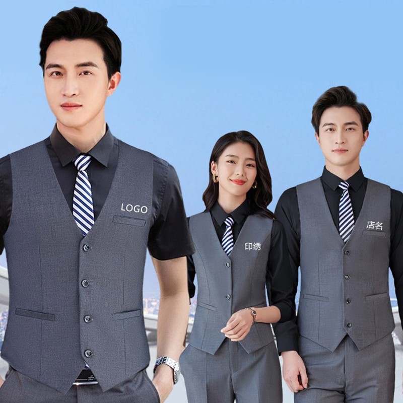 Custom Hotel Vest Uniform Collection | Multi-Style Options | Professional Supplier