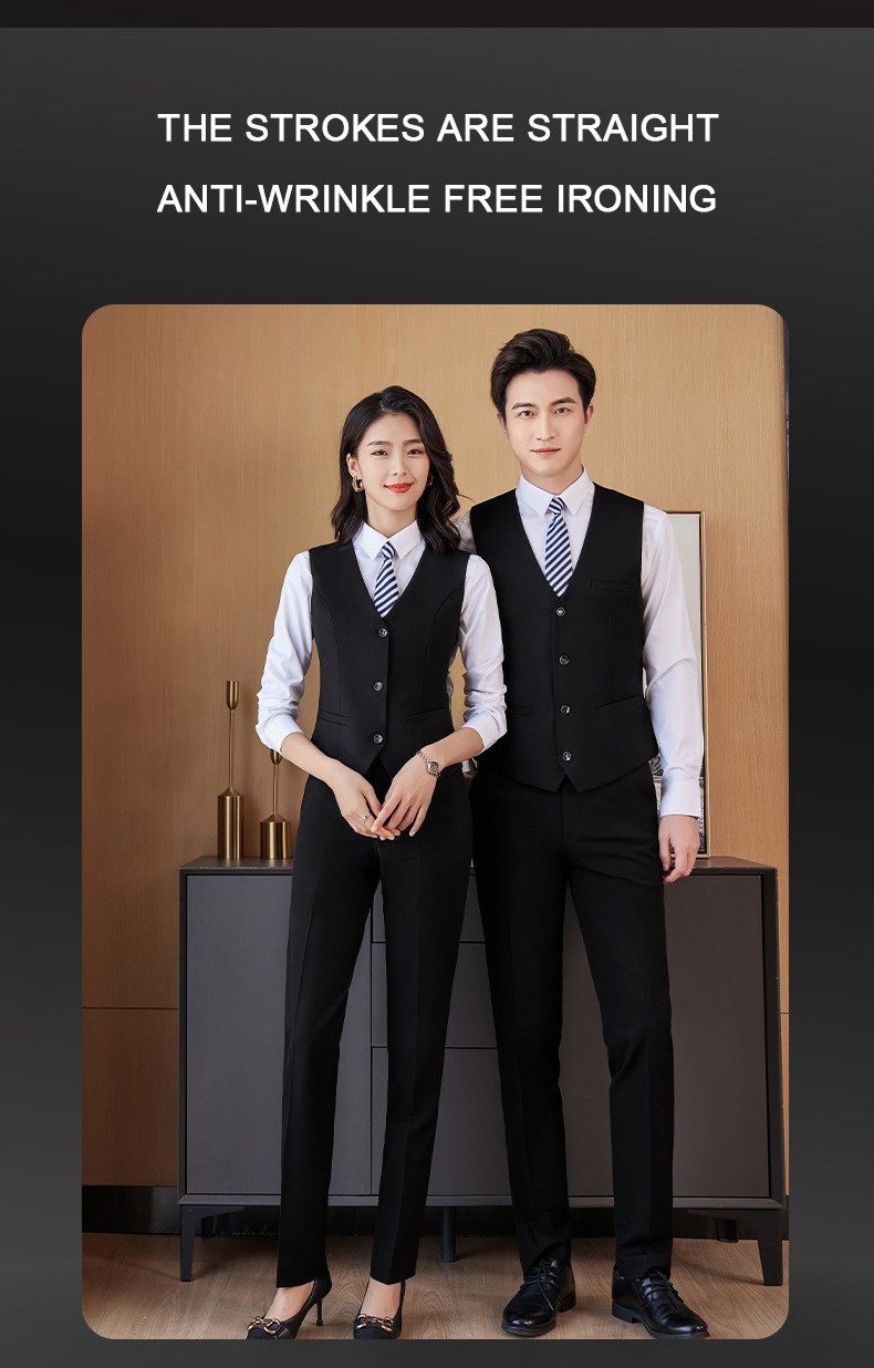 Custom Hotel Vest Uniform Collection | Multi-Style Options | Professional Supplier