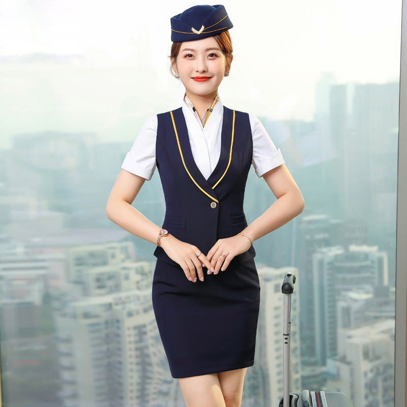 Custom Flight Attendant Uniforms | Professional Airline Wear | Premium Supplier