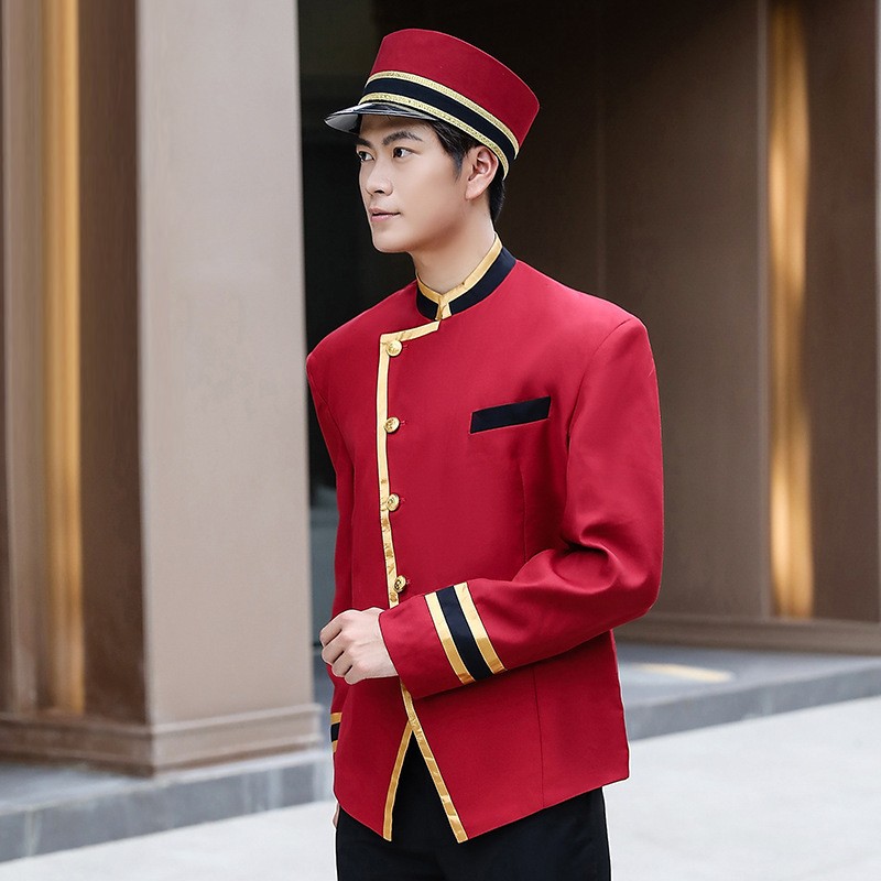 Hotel Bellman Uniform Collection | Red & Gold Design | Exclusive Supplier