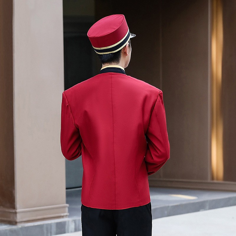 Hotel Bellman Uniform Collection | Red & Gold Design | Exclusive Supplier