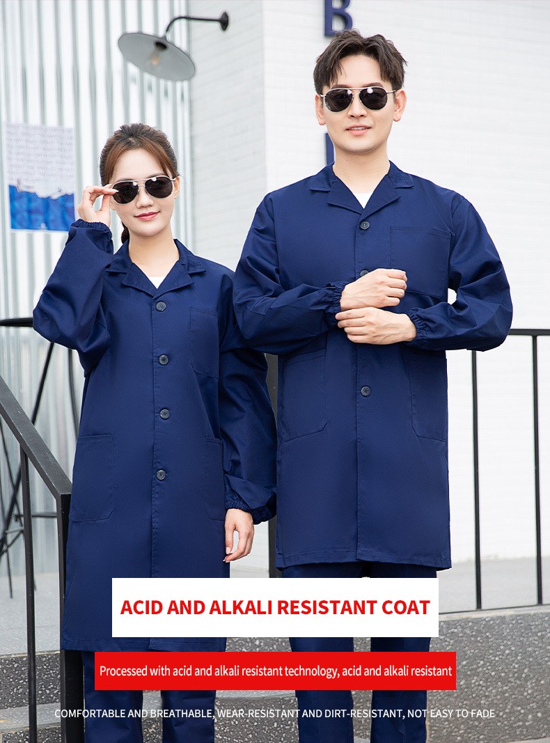 Acid-Alkali Resistant Lab Coats | Full-Process Twill Collection | Certified Manufacturer