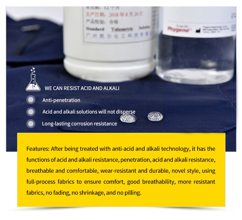 Acid-Alkali Resistant Lab Coats | Full-Process Twill Collection | Certified Manufacturer