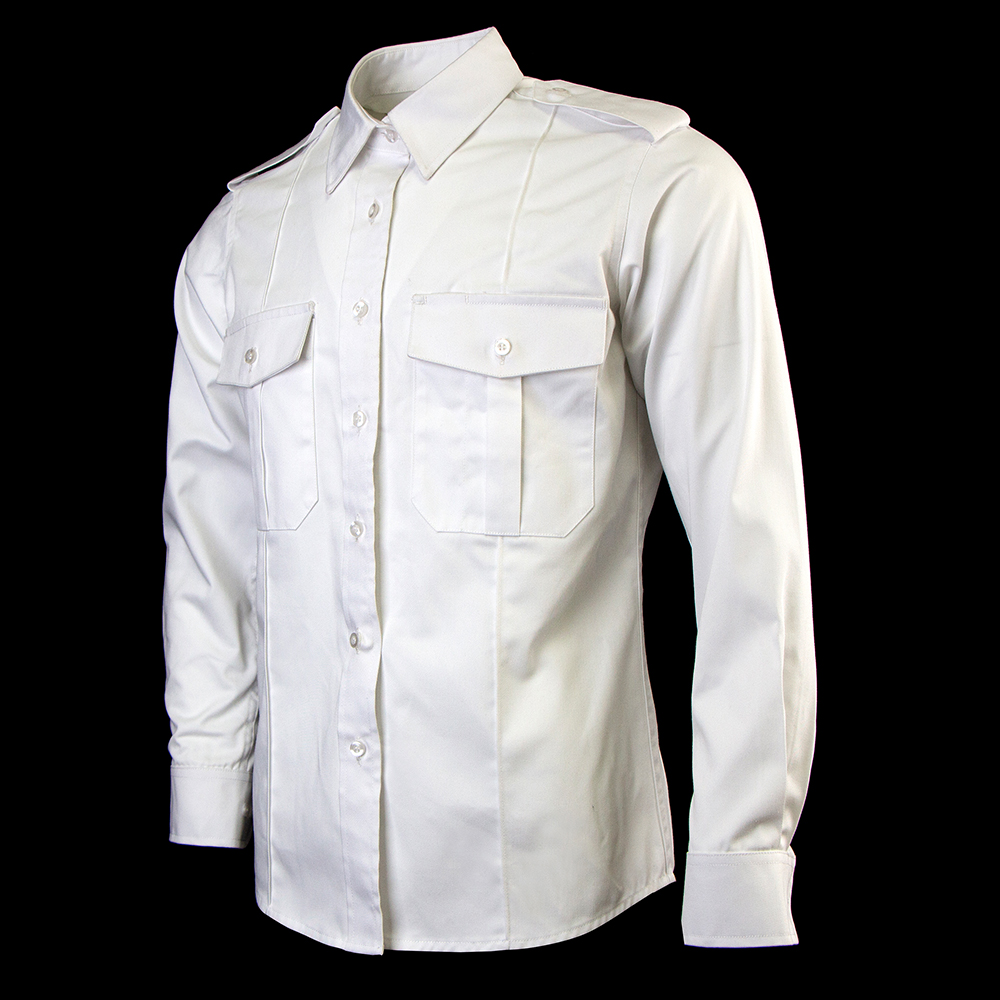Customizable White Security Shirt | Professional Uniform Solution | OEM Manufacturer