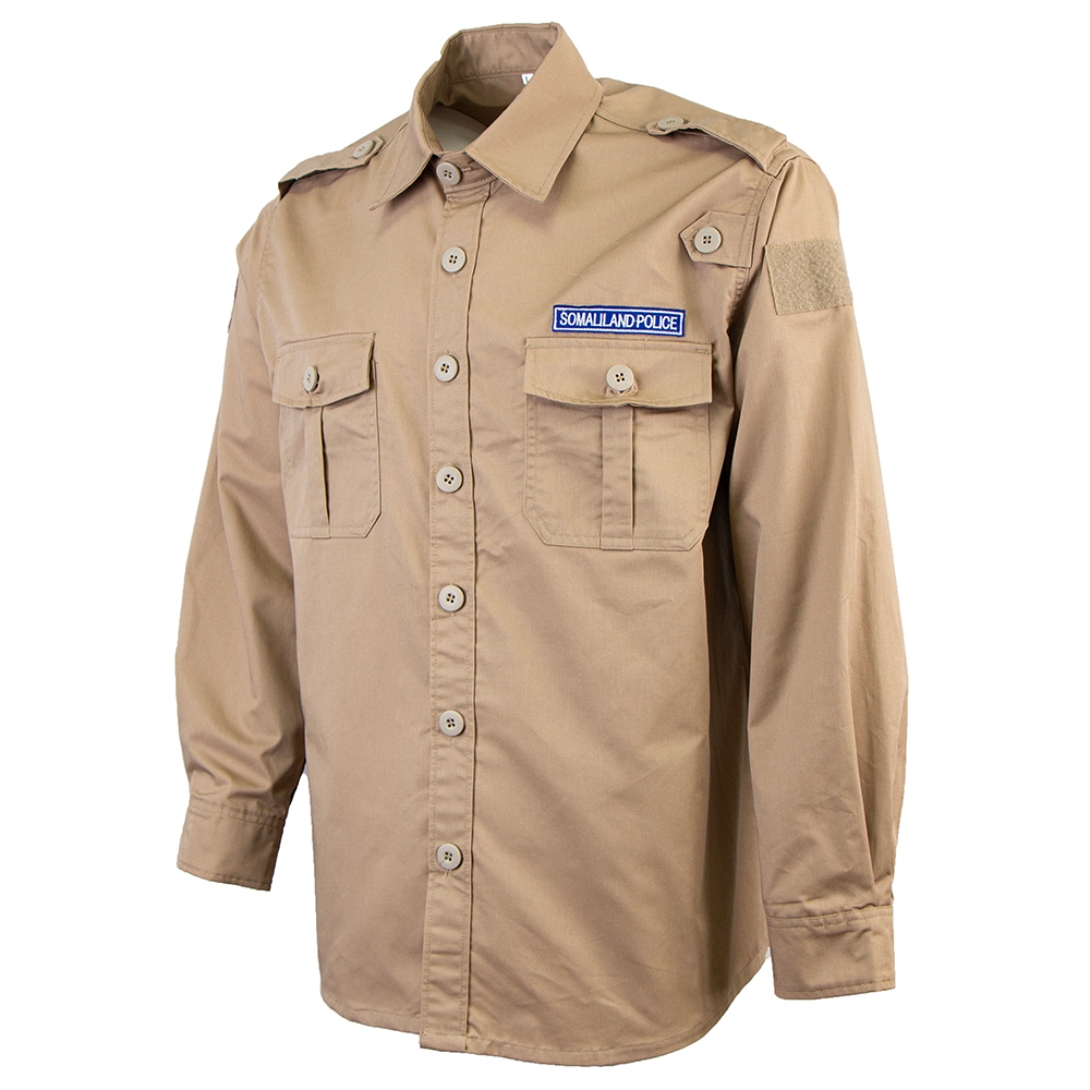 Somaliland Police Long Sleeve Shirt | Official Uniform Collection | Certified Manufacturer