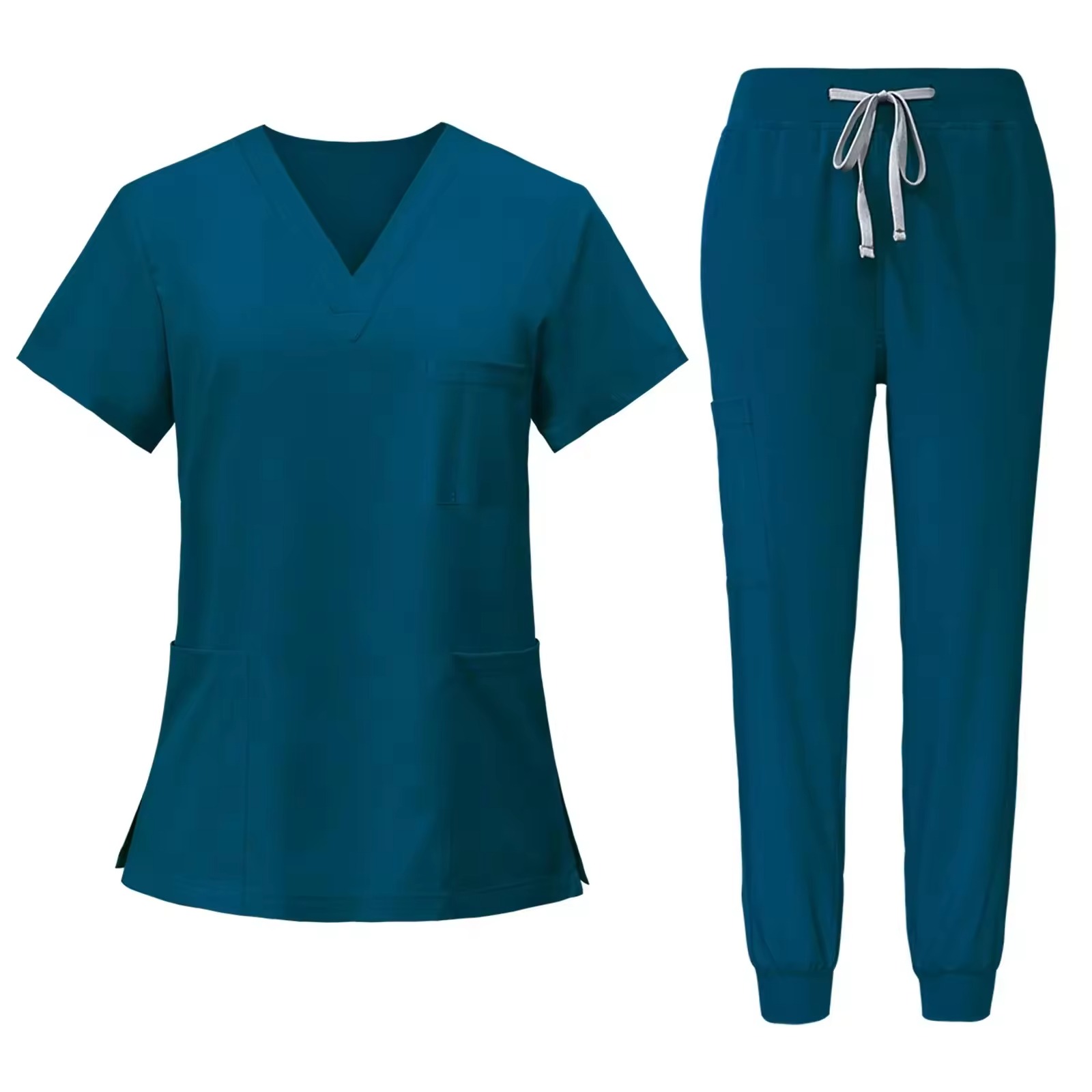 Solid Color Medical Uniforms | Multi-Color Selection | Clinical Wear Collection