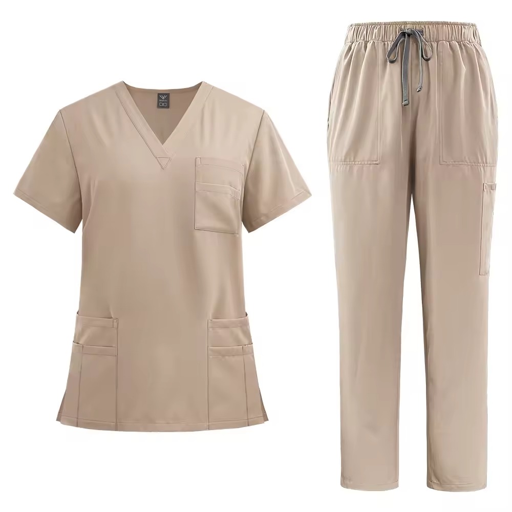 Classic V-Neck Scrubs | 6 Color Options | Professional Medical Uniforms