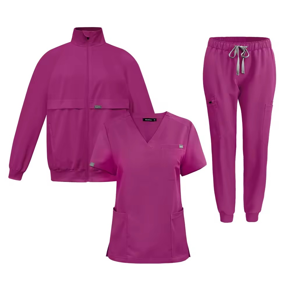 Womens Professional 3-Piece Scrub Set