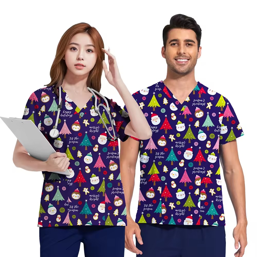 Printed Medical Scrubs | Seasonal Designs | Hospital Uniform Solutions