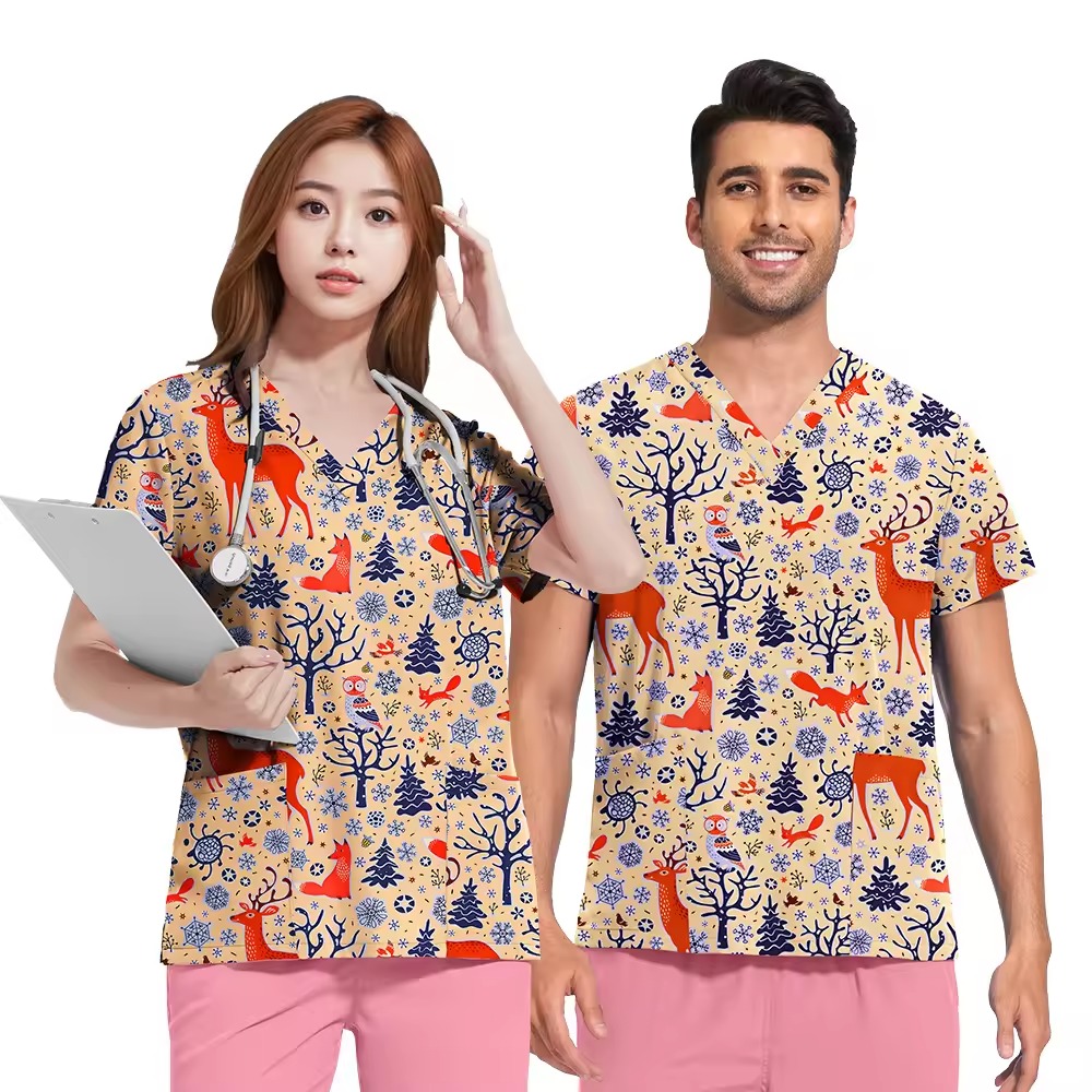 Printed Medical Scrubs | Seasonal Designs | Hospital Uniform Solutions