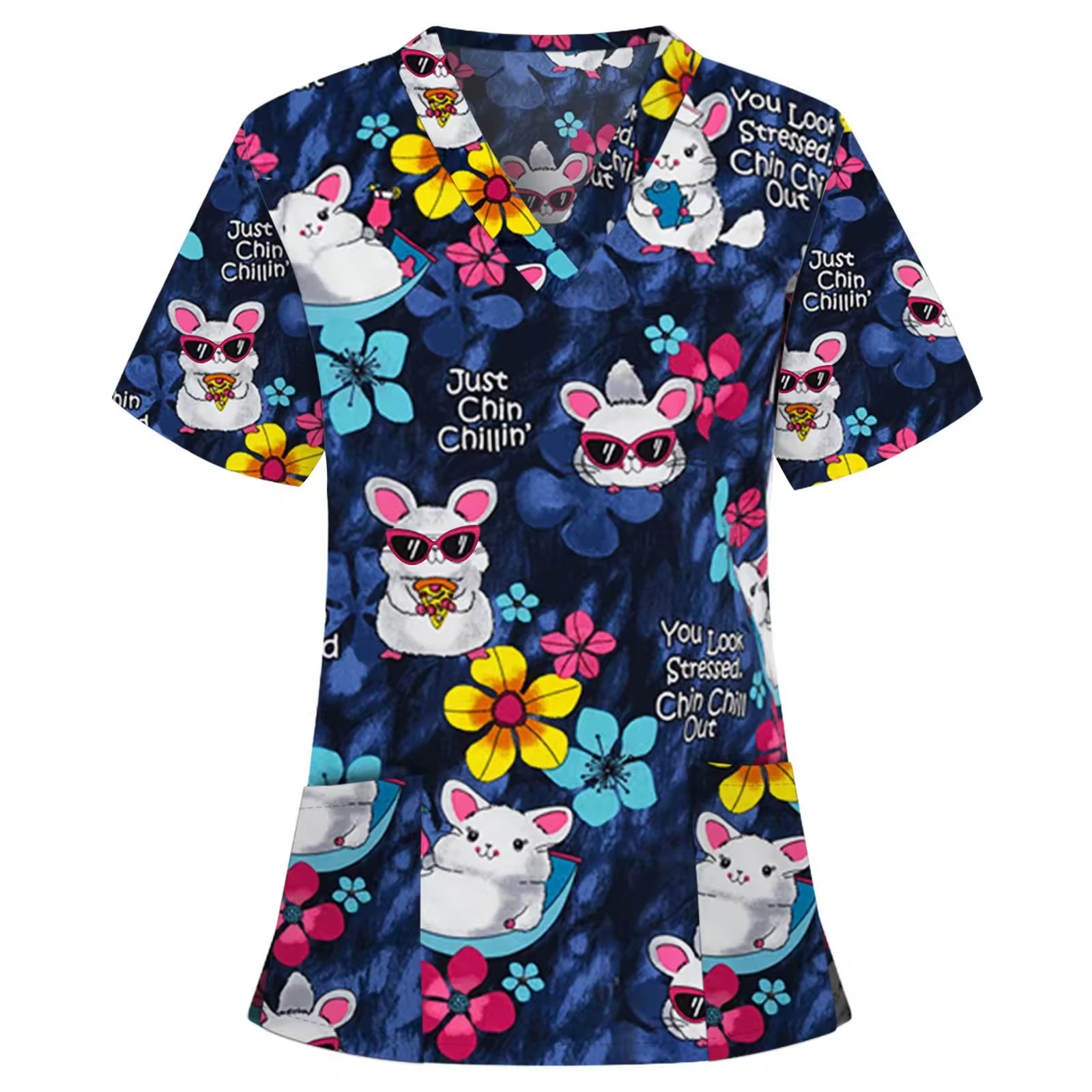 Themed Medical Tops | Vibrant Pattern Collection | Clinical Wear Solutions
